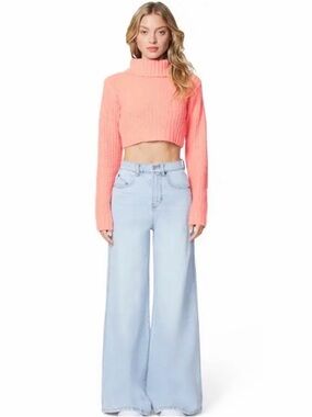 NWT-Florence by Mills Crop turtleneck Sweater Top